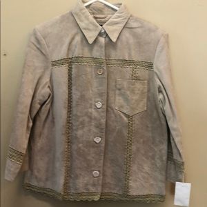 Suede shirt/jacket.